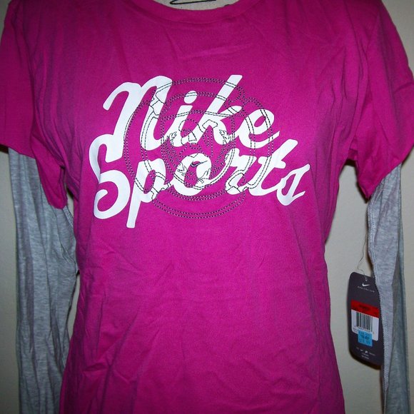NWT Nike Sport Long Sleeve Tee - Picture 1 of 6